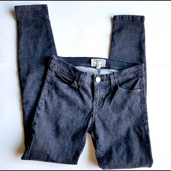 Current Elliot The Ankle Skinny Lace Print Jeans - Picture 3 of 7